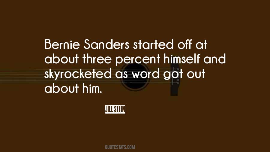 Sanders Quotes #1283104