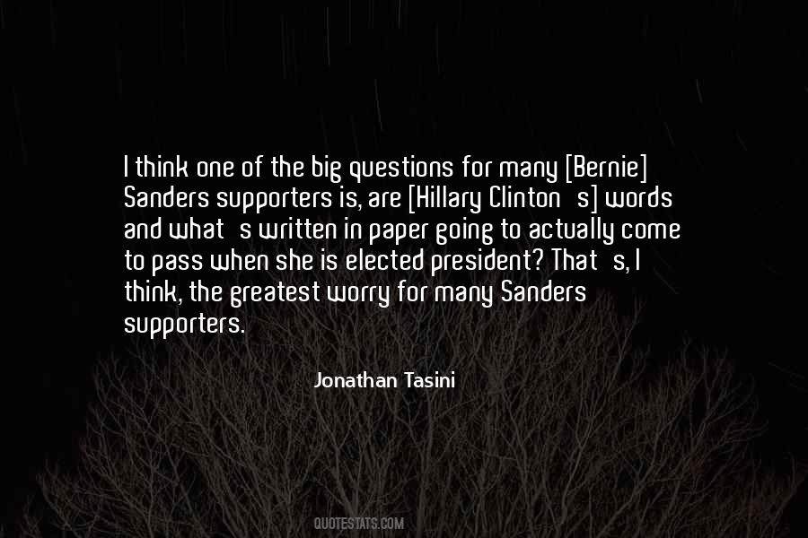 Sanders Quotes #1825698