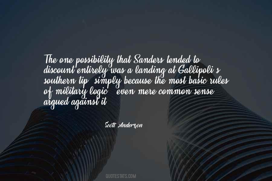 Sanders Quotes #199716