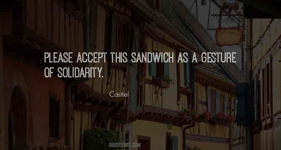 Sandwich Quotes #394591