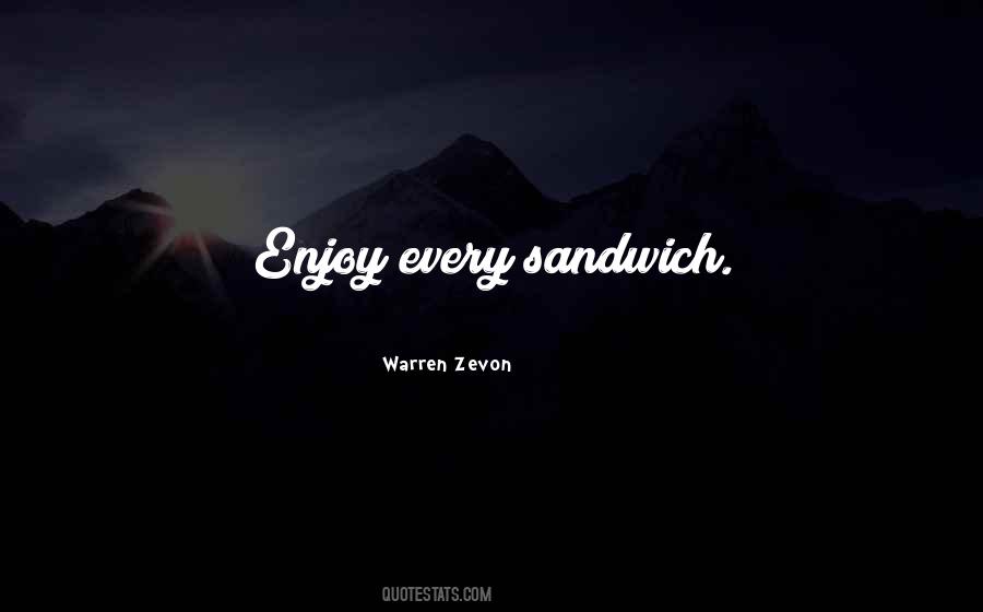 Sandwich Quotes #430807