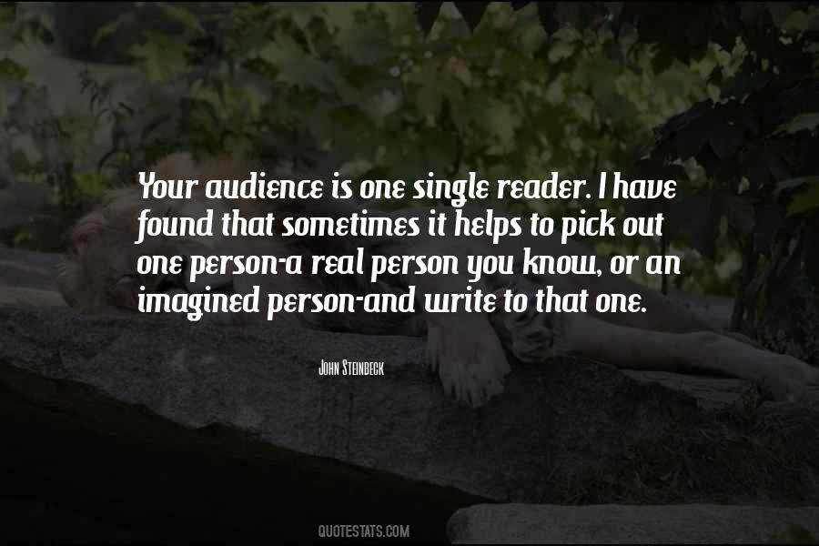 Quotes About Audience Writing #125188