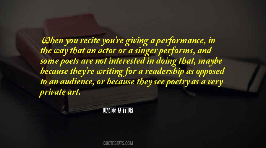 Quotes About Audience Writing #382155