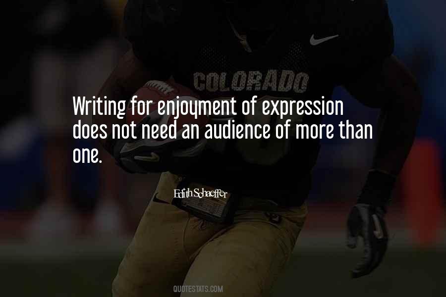 Quotes About Audience Writing #758156