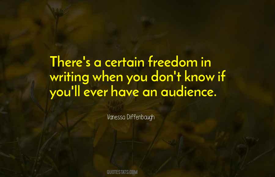 Quotes About Audience Writing #797495