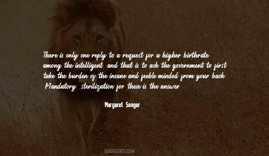 Sanger's Quotes #1055156