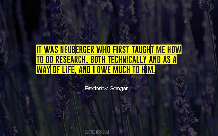 Sanger's Quotes #1362995