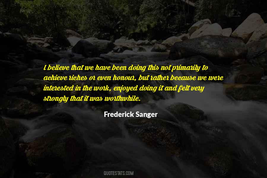 Sanger's Quotes #202471