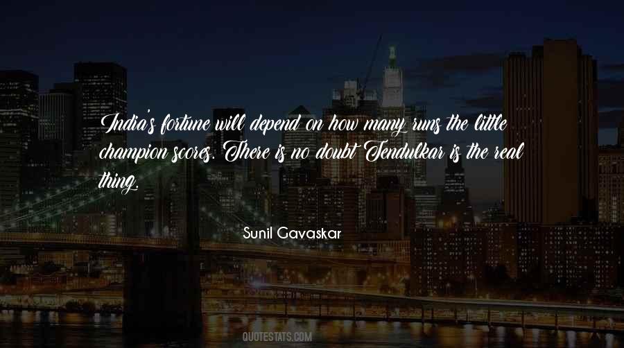 Quotes About Sunil Gavaskar #854852