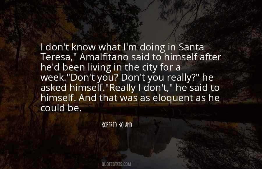 Santa Teresa Quotes #753711