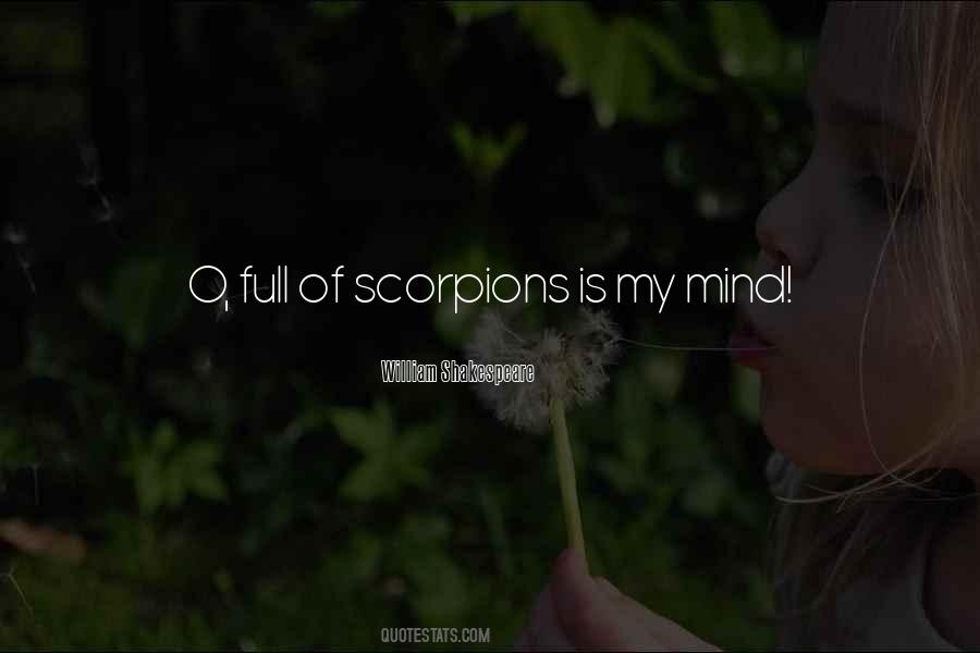 Quotes About Scorpions #1775592