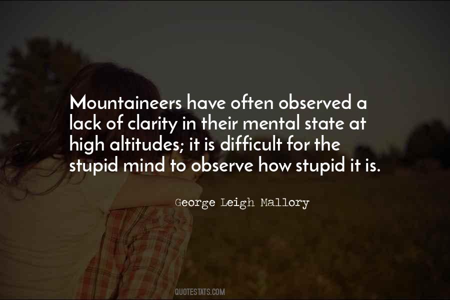 Quotes About Mountaineers #1502714