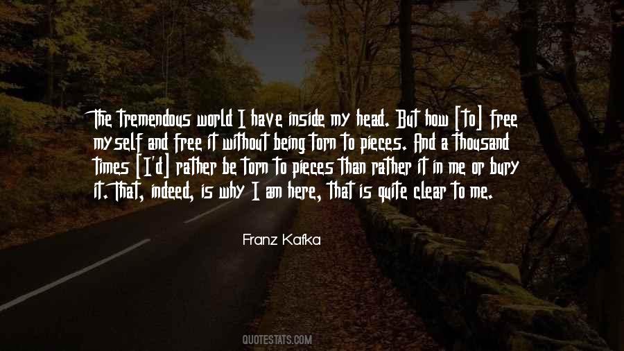 Quotes About Franz Kafka #128580