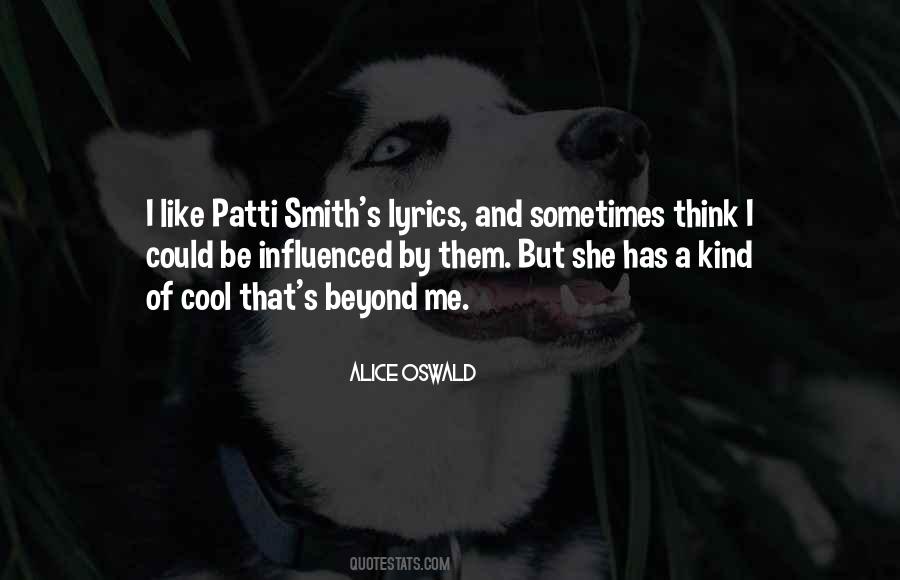 Quotes About Patti Smith #1184084