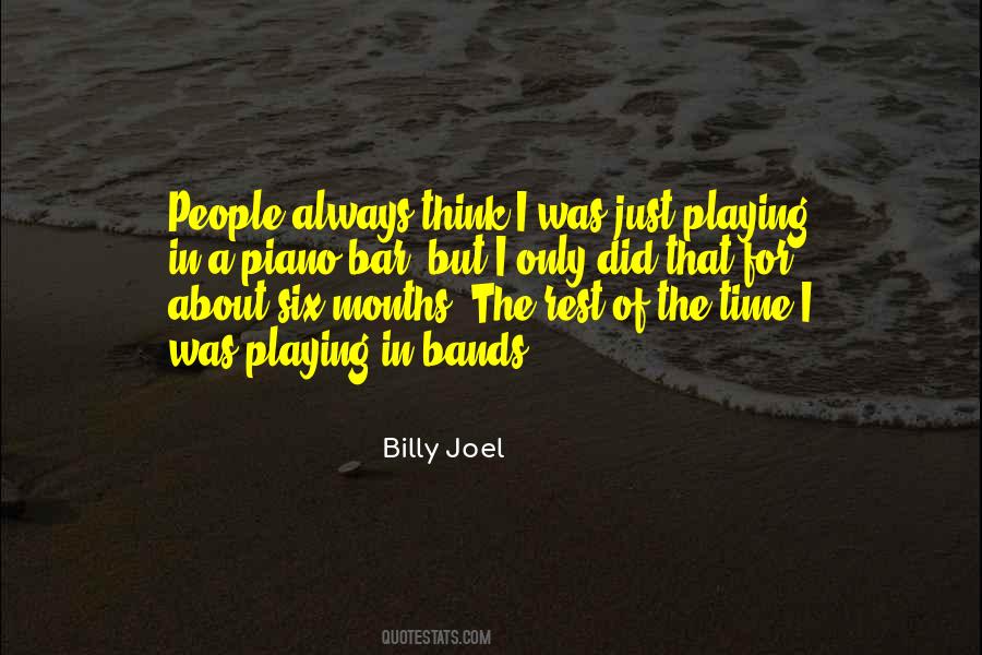 Quotes About Billy Joel #196738