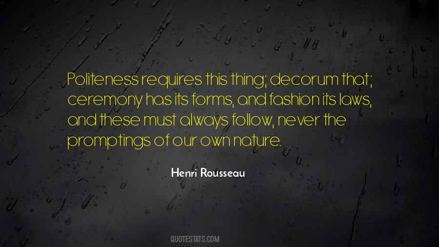 Quotes About Henri Rousseau #768161