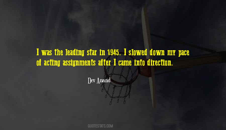 Quotes About Dev Anand #1136700