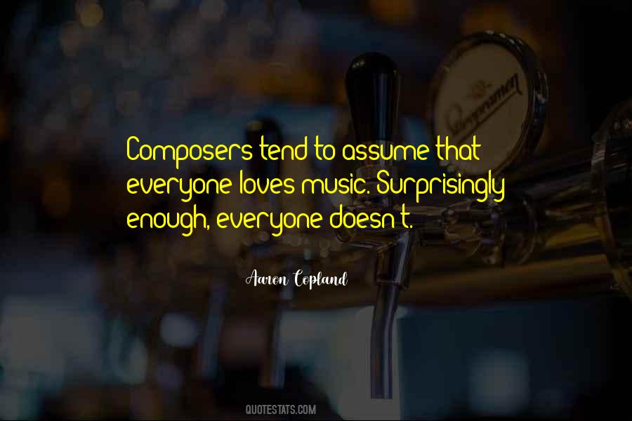Quotes About Aaron Copland #927887