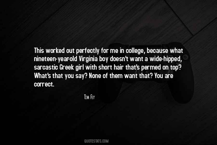 Sarcastic Hair Quotes #1354086