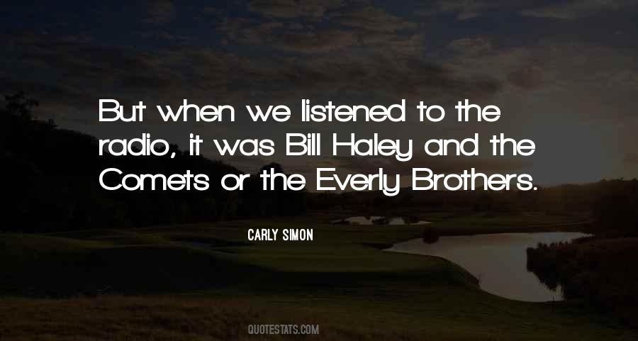 Quotes About The Everly Brothers #485231