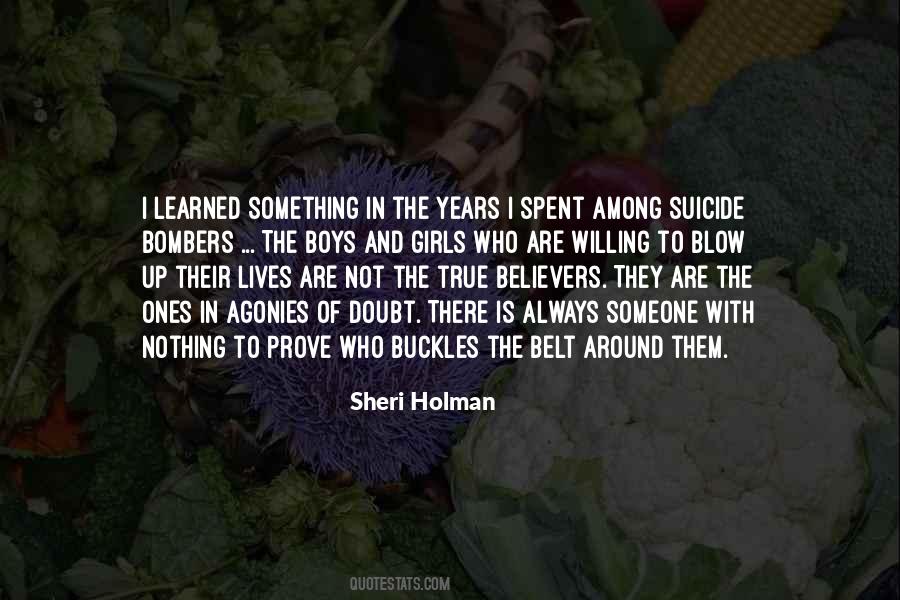Quotes About Suicide Bombers #1083758