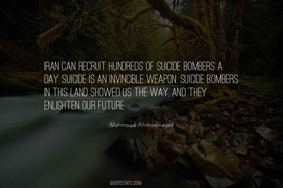 Quotes About Suicide Bombers #122268