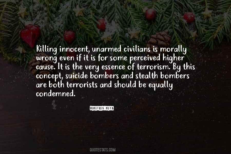 Quotes About Suicide Bombers #451090