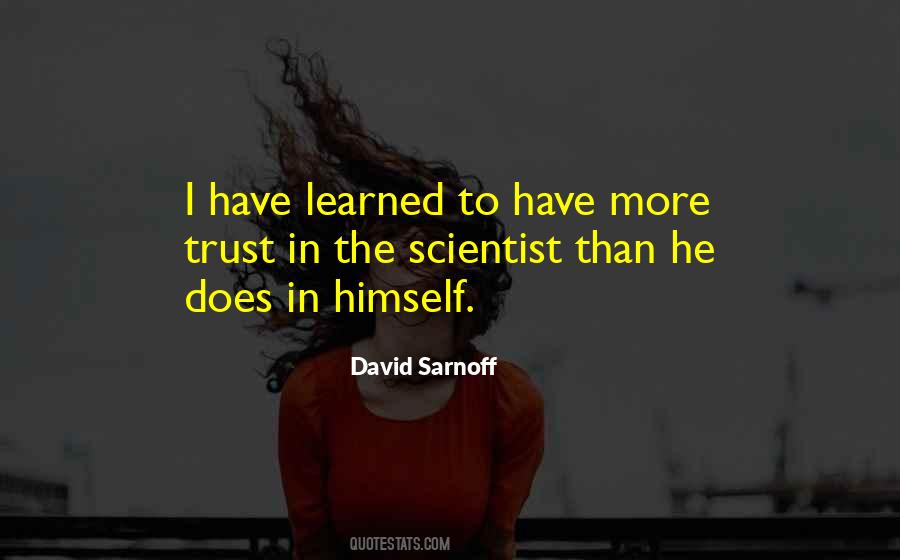 Sarnoff Quotes #1519658