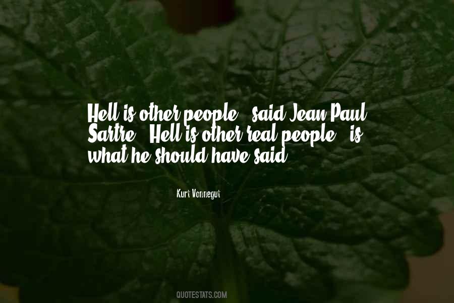 Sartre Jean Paul Quotes #275952