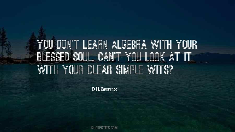 Quotes About Algebra 2 #269288