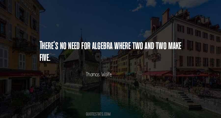 Quotes About Algebra 2 #87604