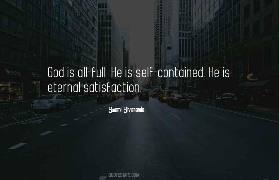 Satisfaction God Quotes #1748020