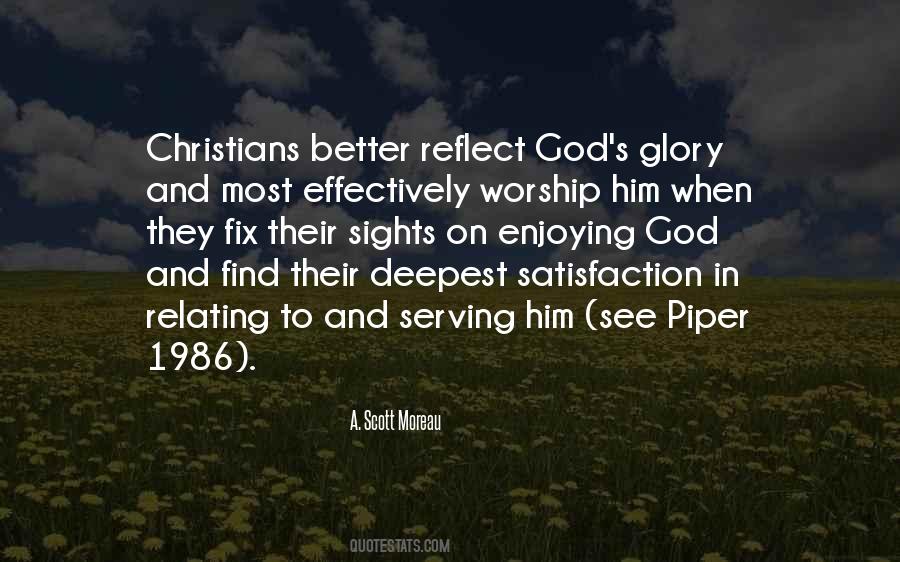 Satisfaction God Quotes #833866