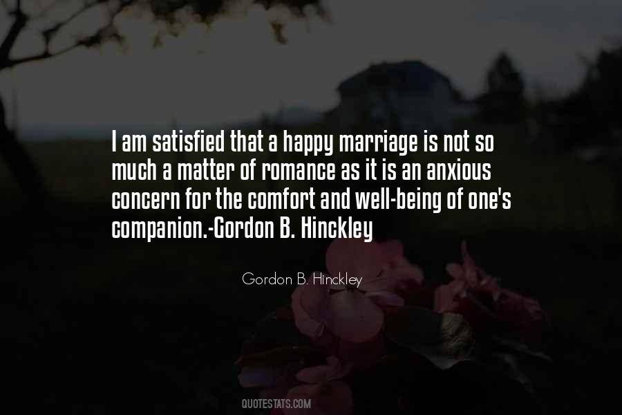 Satisfied And Happy Quotes #1776884