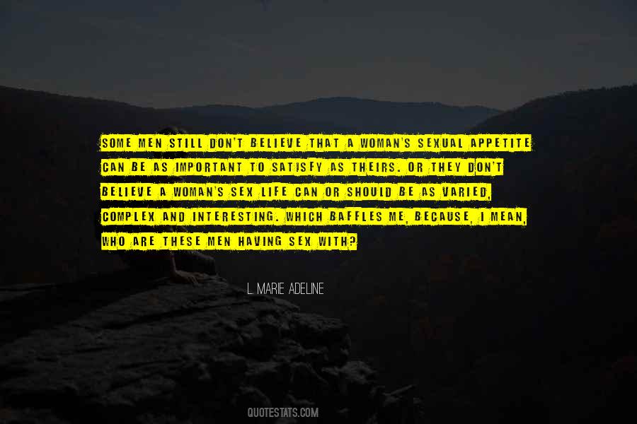 Satisfy A Woman Quotes #934542
