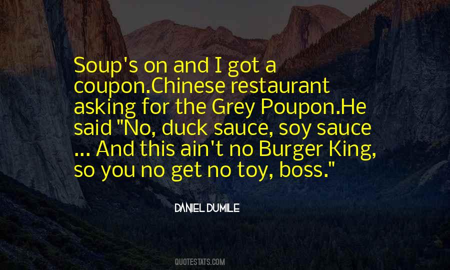 Sauce Boss Quotes #819541