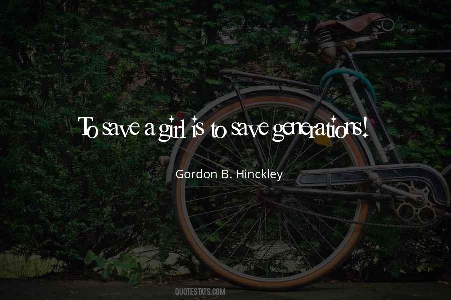 Save A Girl Quotes #1609199