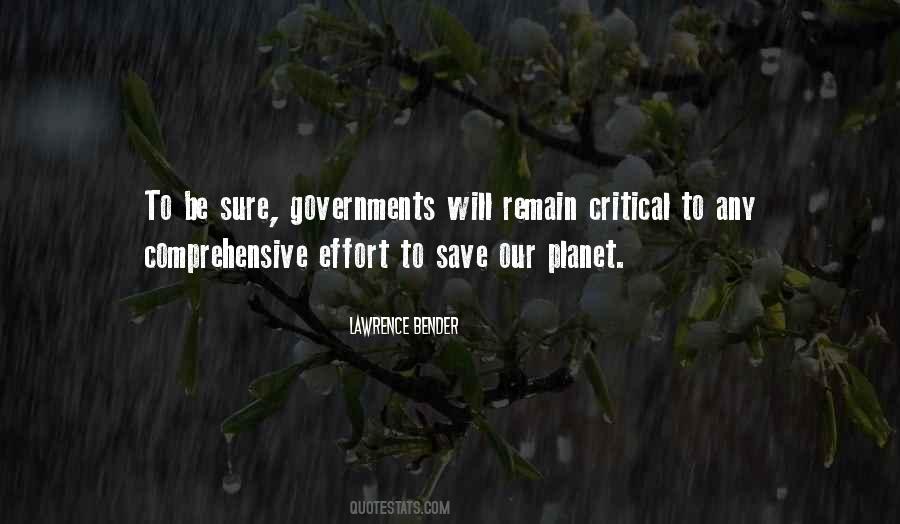 Save Our Planet Quotes #518505