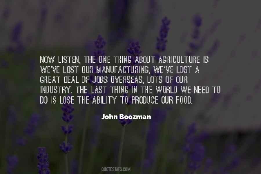Quotes About Agriculture Food #189306