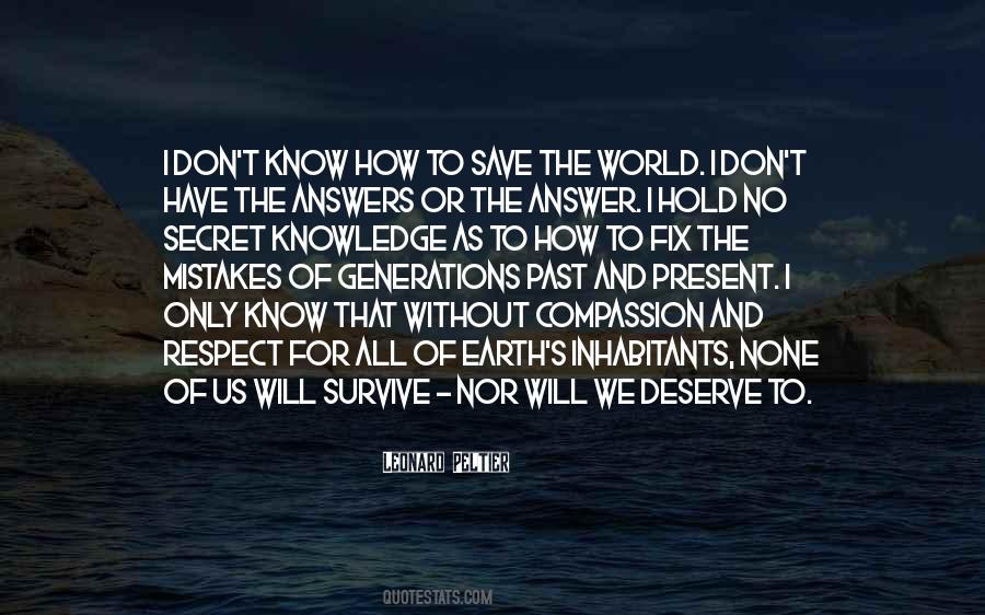 Save The Earth Quotes #1338363