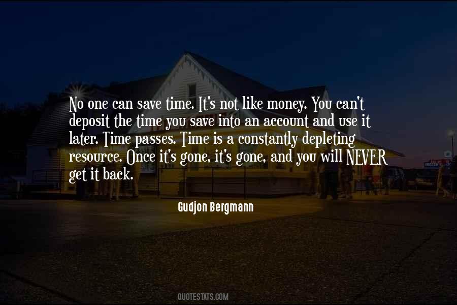 Save Time Money Quotes #293722