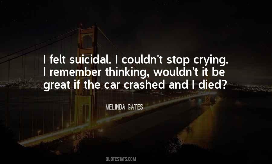 Quotes About Suicidal Depression #848885