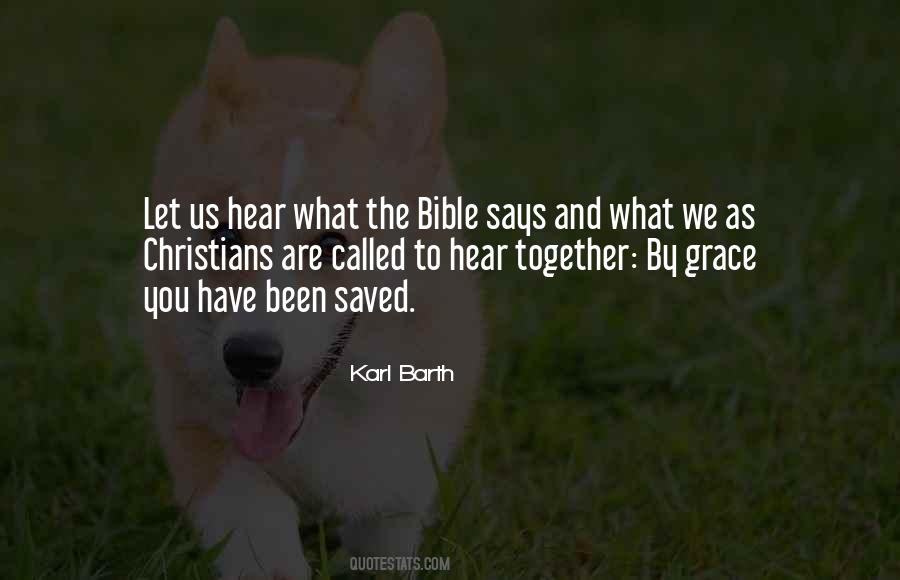 Saved By God's Grace Quotes #1119230