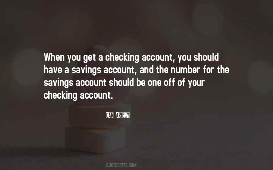 Savings Account Quotes #214370