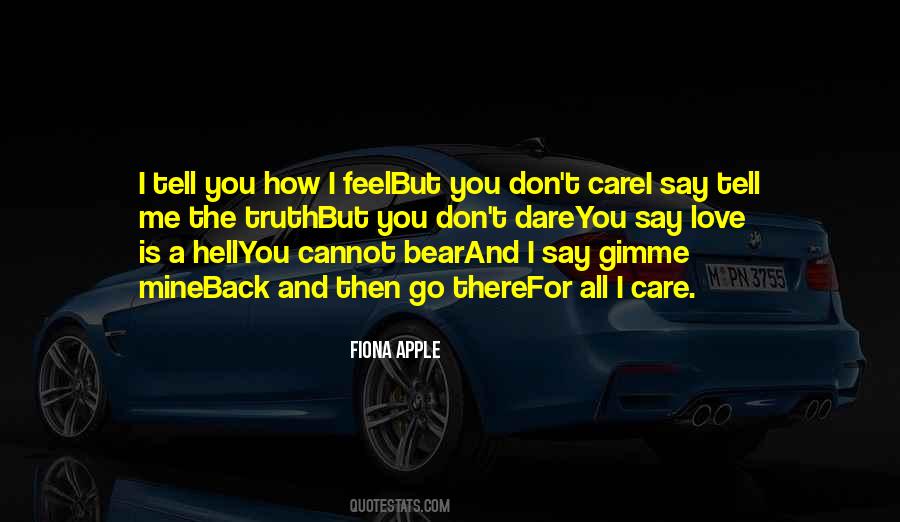 Say How You Feel Quotes #665467