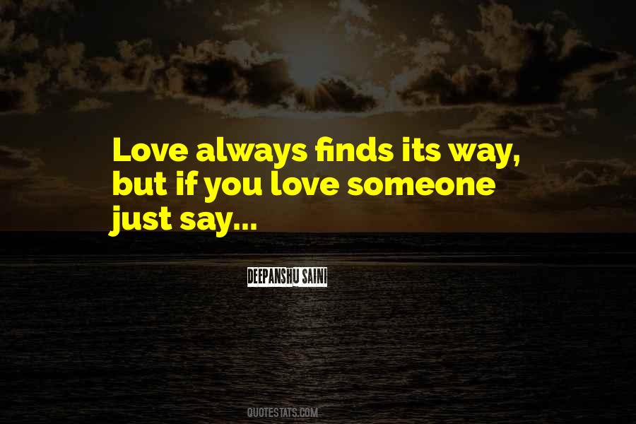 Say Love You Quotes #61134