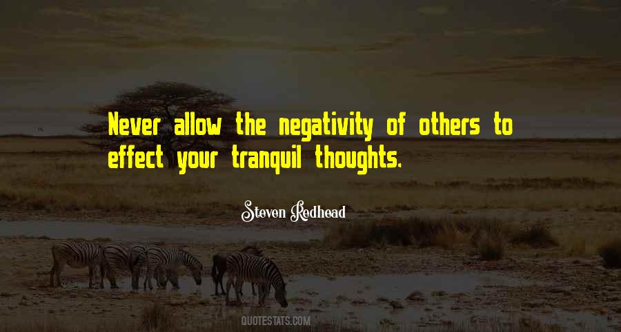 Say No To Negativity Quotes #92360