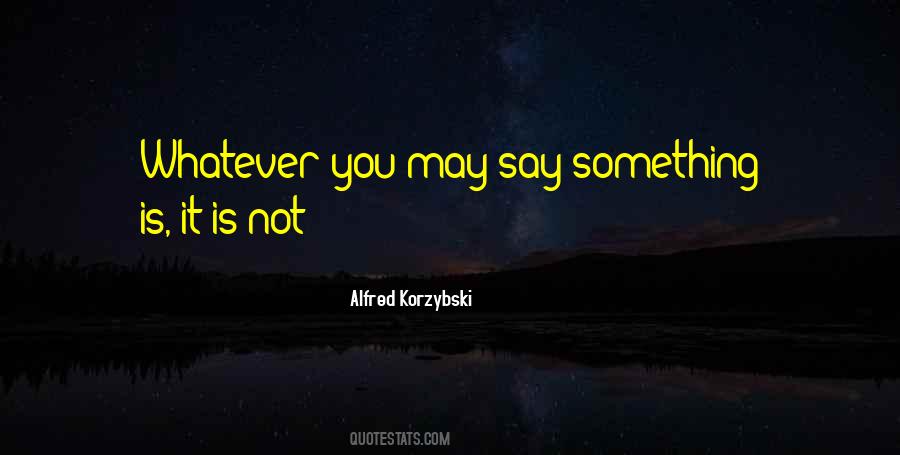 Say Something Quotes #1245774