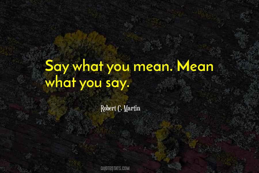 Say What You Quotes #1107601