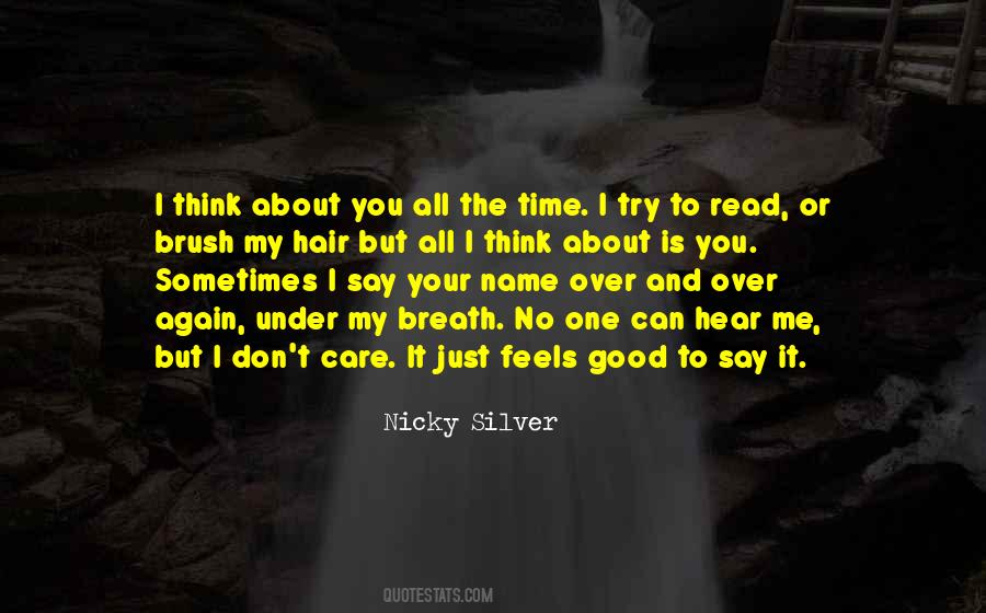Say You Care Quotes #543306